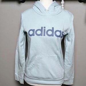 Adidas Sky Blue Pullover Hoodie XS